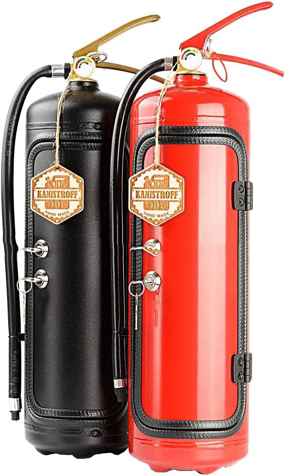 Mini-Bar im Feuerlöscher-Design – Einzigartiges Geschenkset