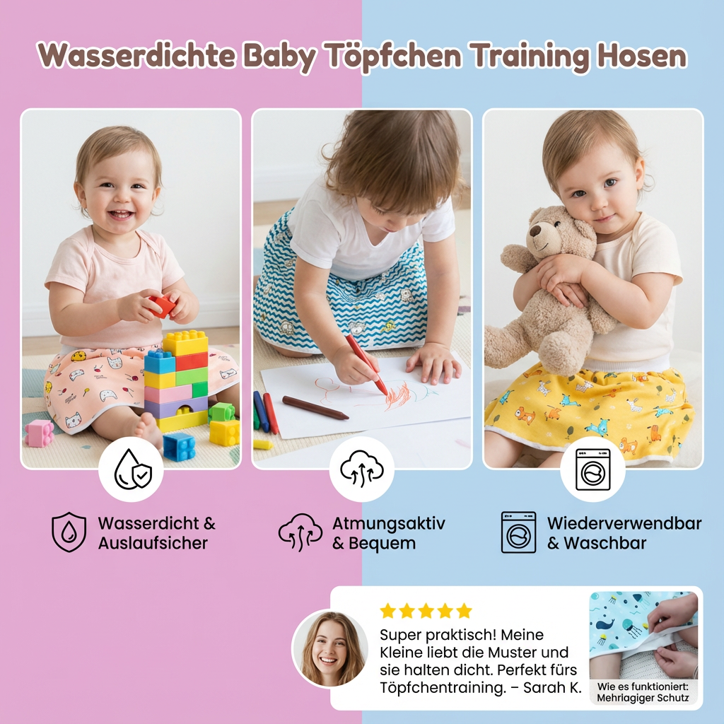 Waterproof Potty Training Pants for Babies
