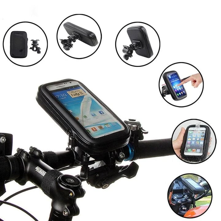 Wasserdichte Halterung mit 15W USB-Ladefunktion für Fahrräder
