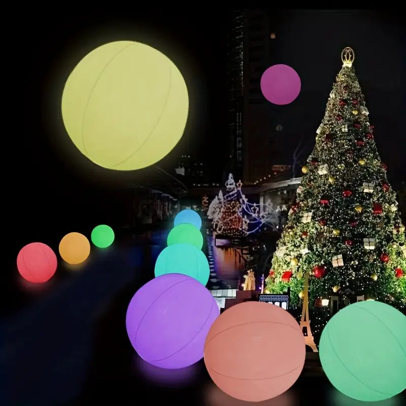 Light-Up Beach Ball with 16 Colors – Inflatable Fun for Nighttime Adventures