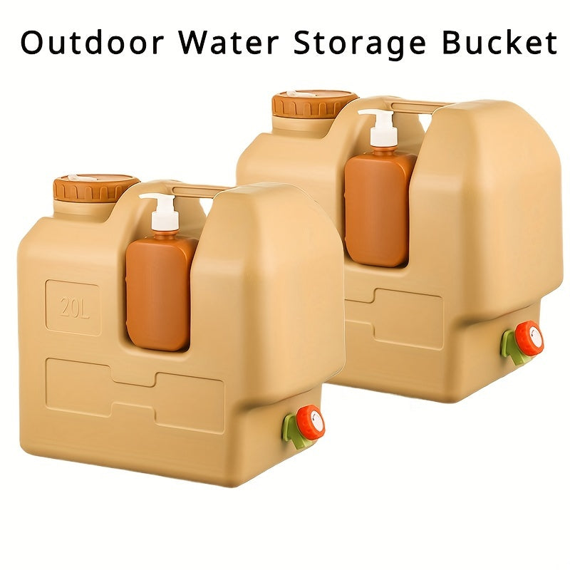 Wasserfreund | Tragbarer Wasserbehälter mit Auslauf | Ideal für Outdoor-Aktivitäten
