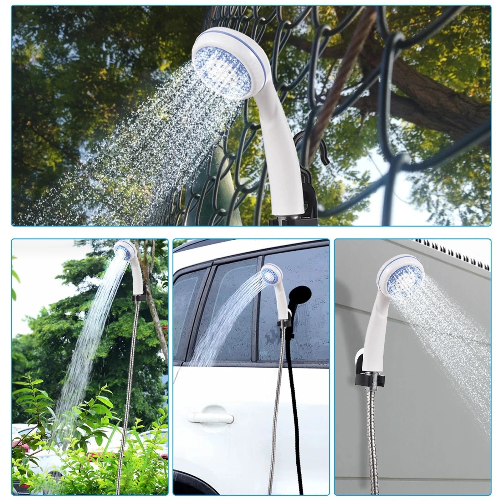 Portable USB Showers with Pump – Refreshment Anywhere