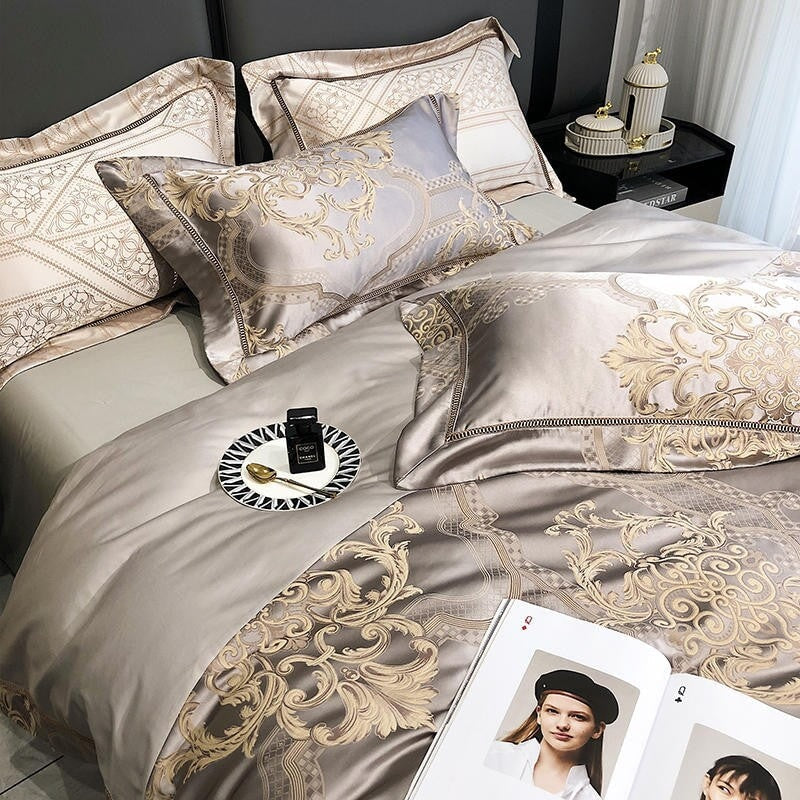 Elegant Egyptian Cotton Bedding Set – 1000 TC for Ultimate Comfort