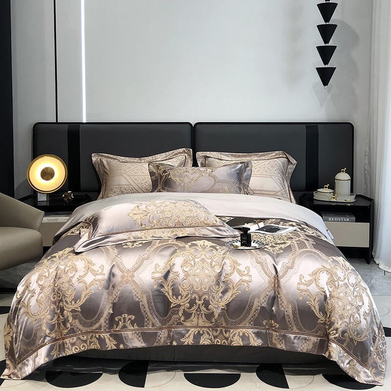 Elegant Egyptian Cotton Bedding Set – 1000 TC for Ultimate Comfort