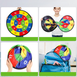 Zweiseitige Kinderdartscheibe – Große, sichere Dartscheibe für drinnen & draußen