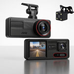 Dashcam for Comprehensive Security: Front, Rear, and Interior View