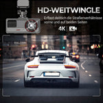Dashcam for Comprehensive Security: Front, Rear, and Interior View