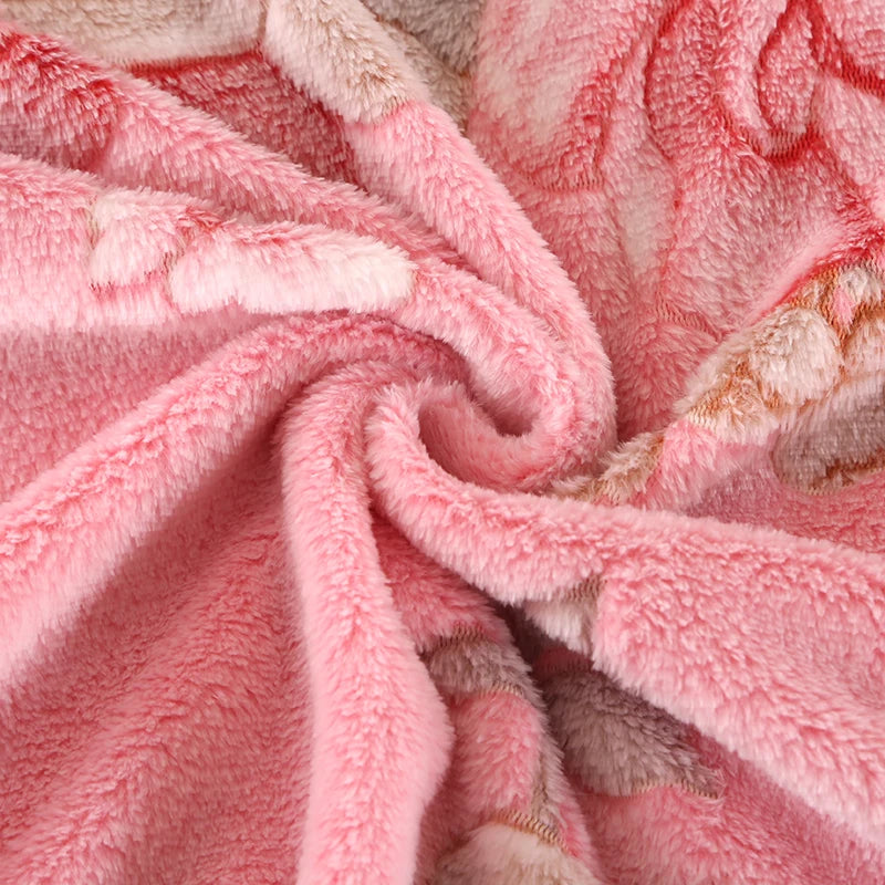 Blütenzauber Kuscheldecke | Weiche Decke für Zuhause & Reisen