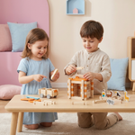 Wooden Building Block Set in Montessori Style – Stacking and Construction Toy