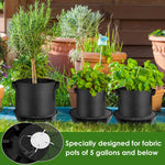 Selbstbewässernde Pflanzenuntersetzer mit 2,8 L Wasserreservoir | 4er-Pack