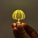 Elegant sea urchin design bedside lamp