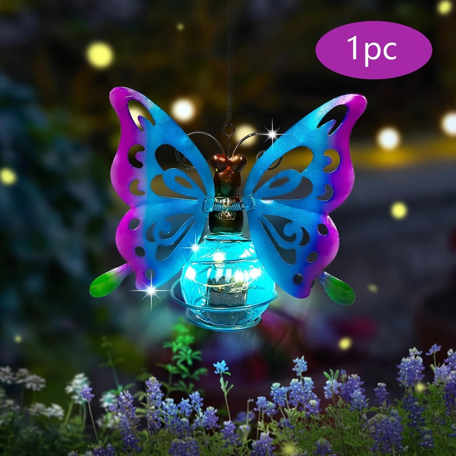 Solar Hanging Garden Lights | Outdoor Colored LED Decor | Animal Designs for a Vibrant Atmosphere