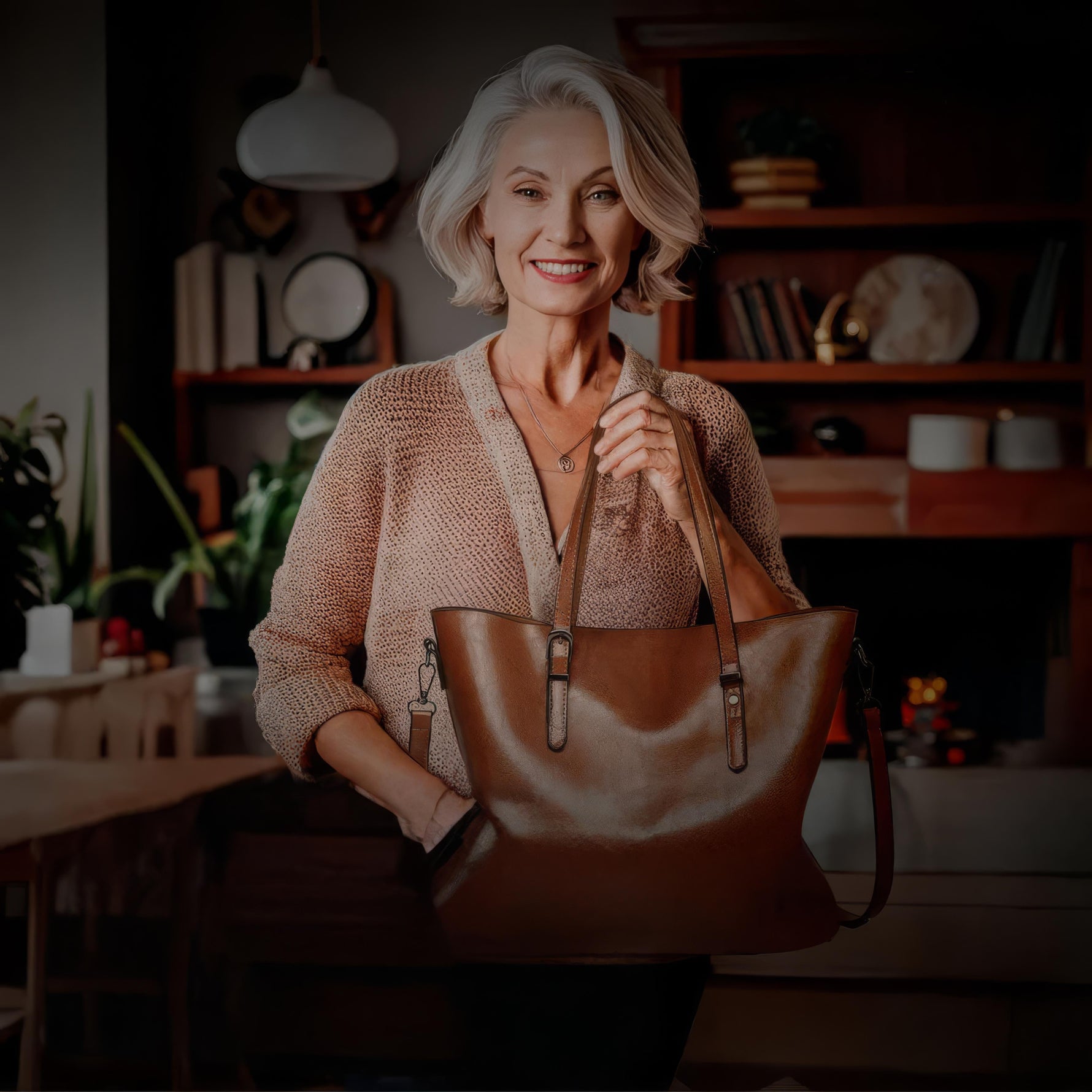 Vintage Eleganz – Stilvolle Umhängetasche für Frauen