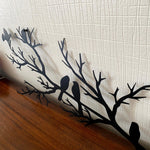 Metal Wall Decoration with Birds on a Branch – Timeless Nature Look