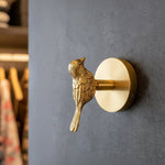 Gold Finished Animal Coat Hook for Home Decoration