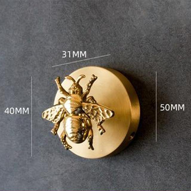Gold Finished Animal Coat Hook for Home Decoration