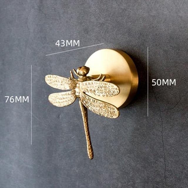 Gold Finished Animal Coat Hook for Home Decoration
