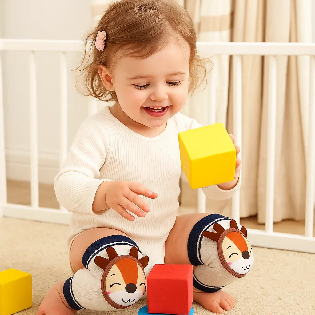 Comfortable knee pads for toddlers in a cute design