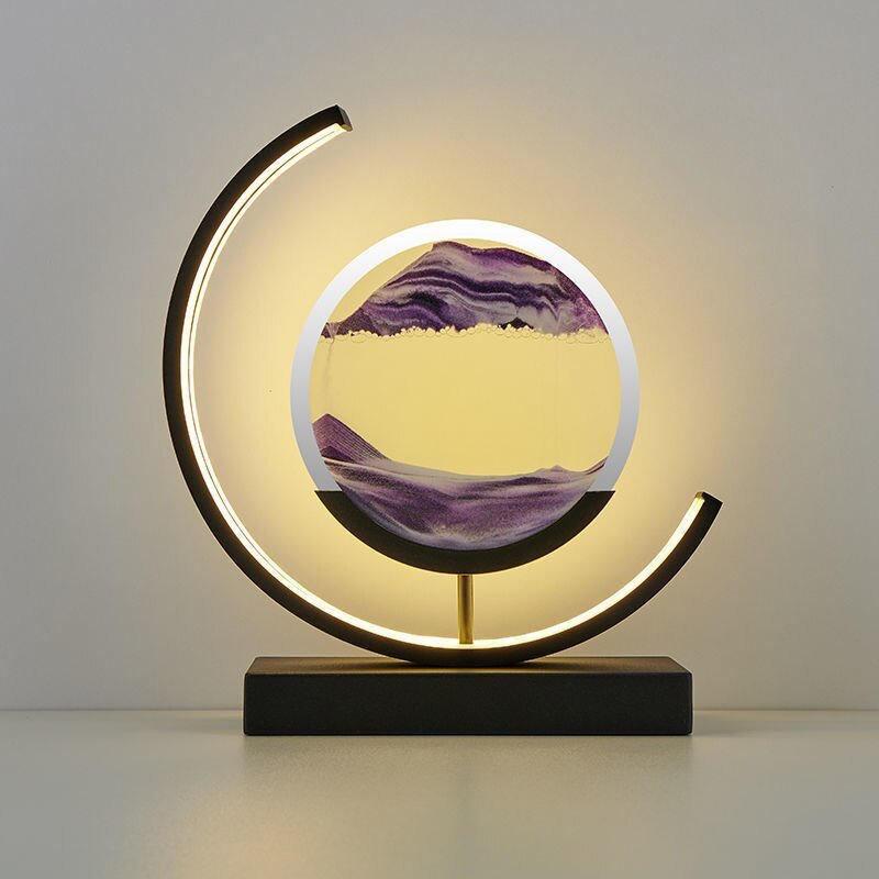 Faszinierende LED Tischlampe mit Sandbild | SandScape