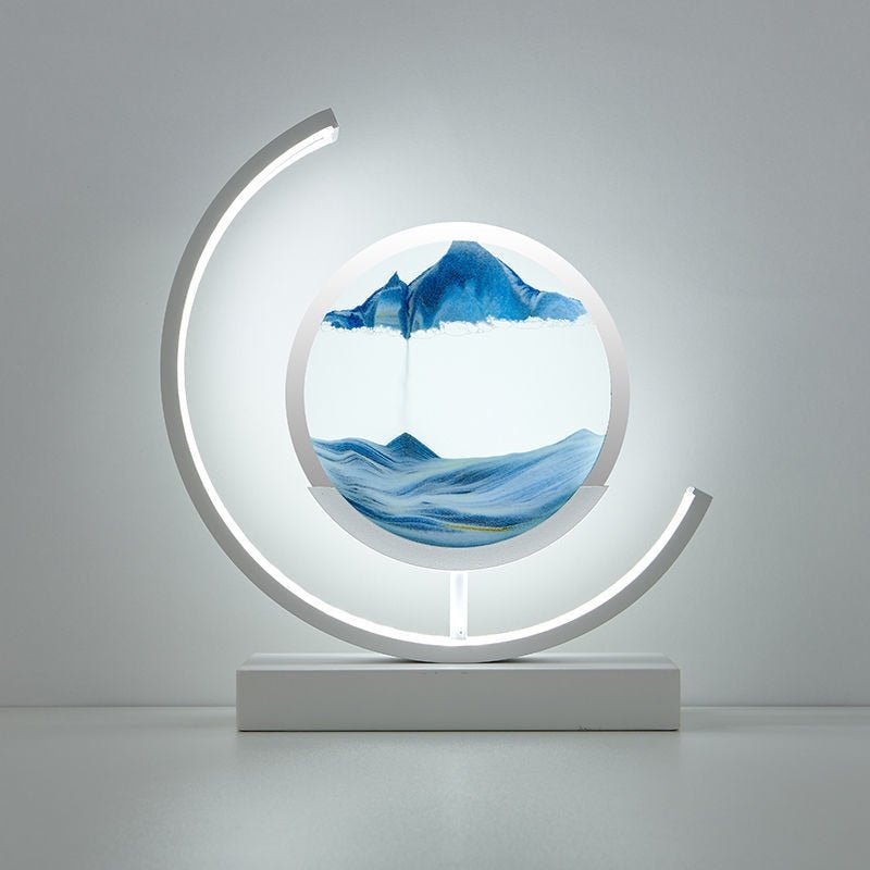 Faszinierende LED Tischlampe mit Sandbild | SandScape