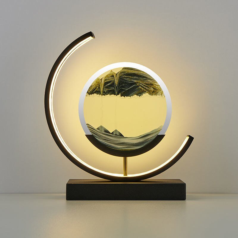 Faszinierende LED Tischlampe mit Sandbild | SandScape