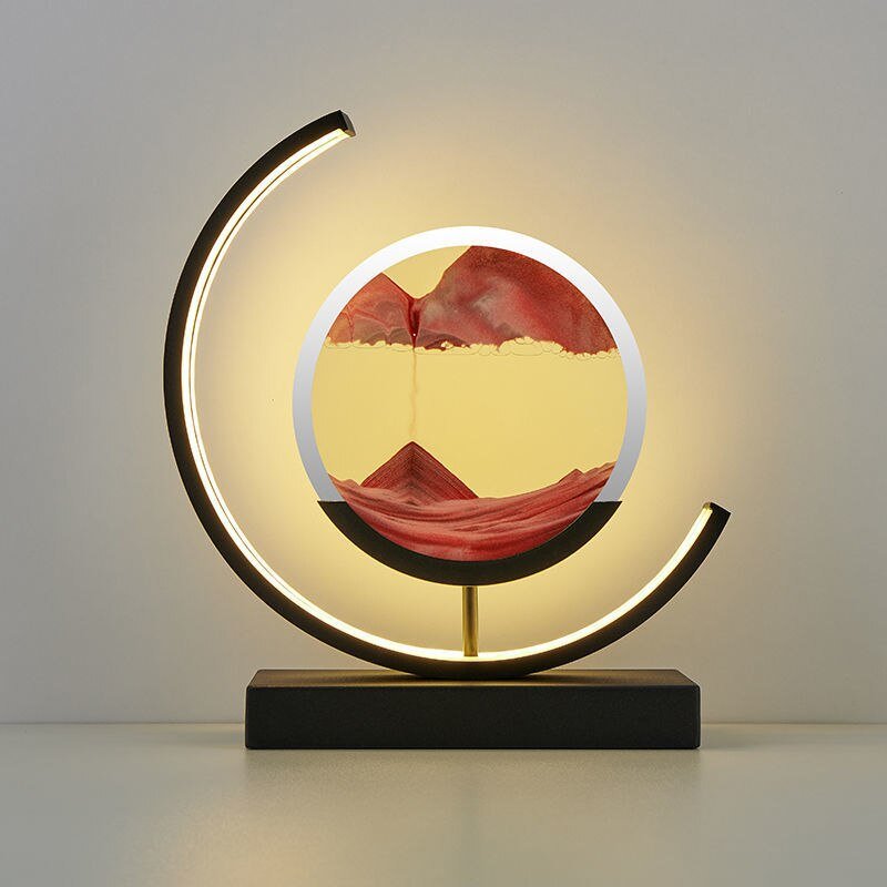 Faszinierende LED Tischlampe mit Sandbild | SandScape