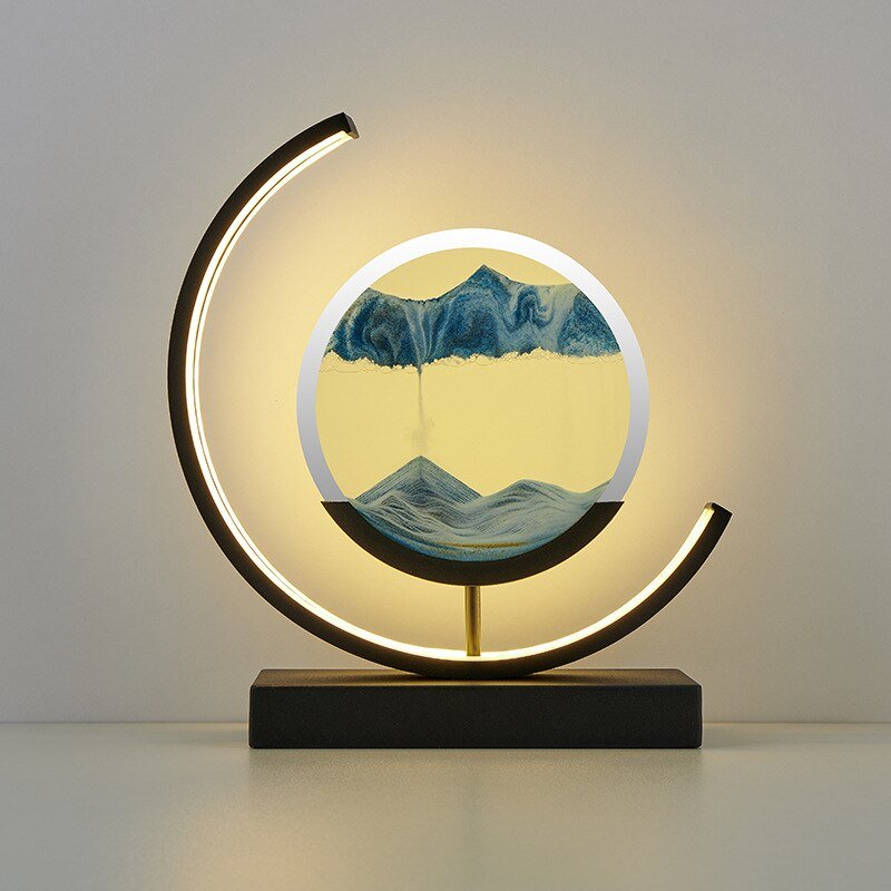 Faszinierende LED Tischlampe mit Sandbild | SandScape