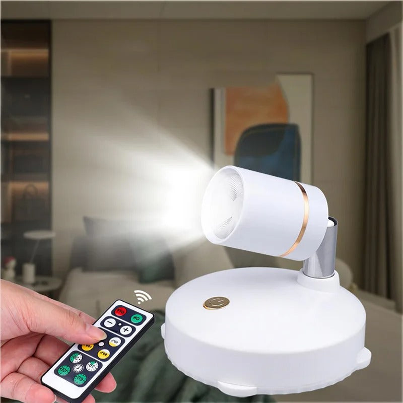 Kabelloser LED-Spot: Perfekte Beleuchtung für drinnen und draußen