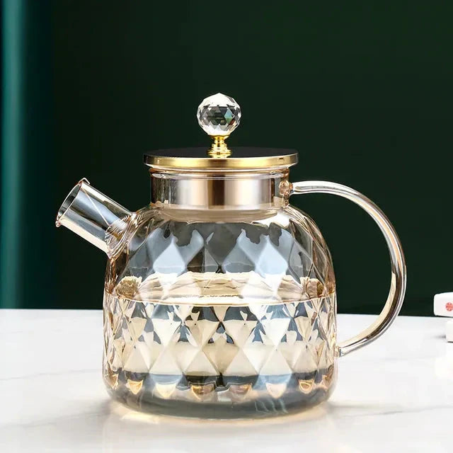 Eleganter Glas-Wasserkocher mit 1,8L Kapazität – AquaLux