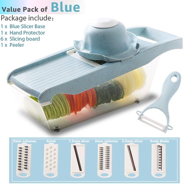 Mandoline Slicer with Dicing Blades