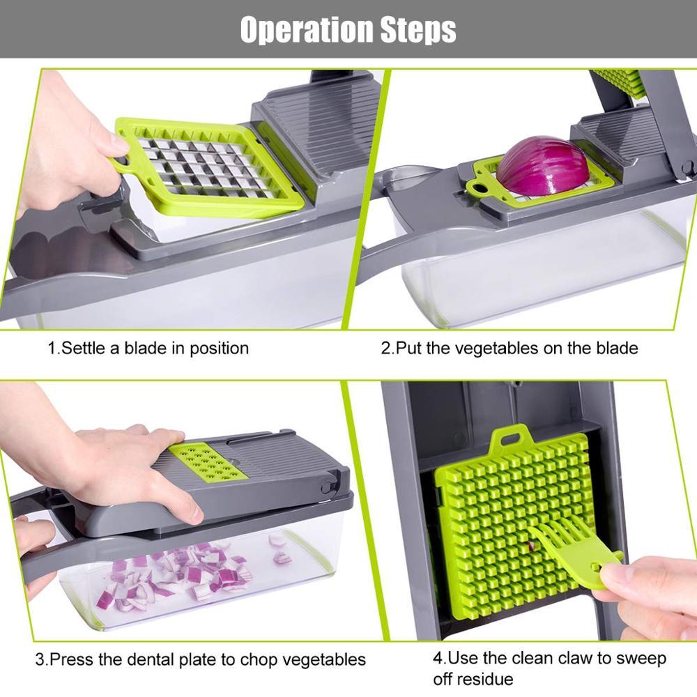 Mandoline Slicer with Dicing Blades