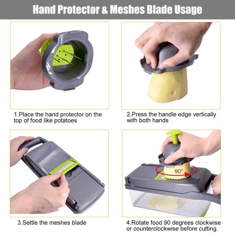 Mandoline Slicer with Dicing Blades