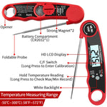 Digital Meat Thermometer with Backlight – Instant Read
