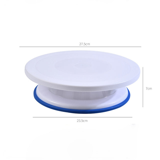 Cake Turntable Set with Spatula for Decoration – Baking Accessories