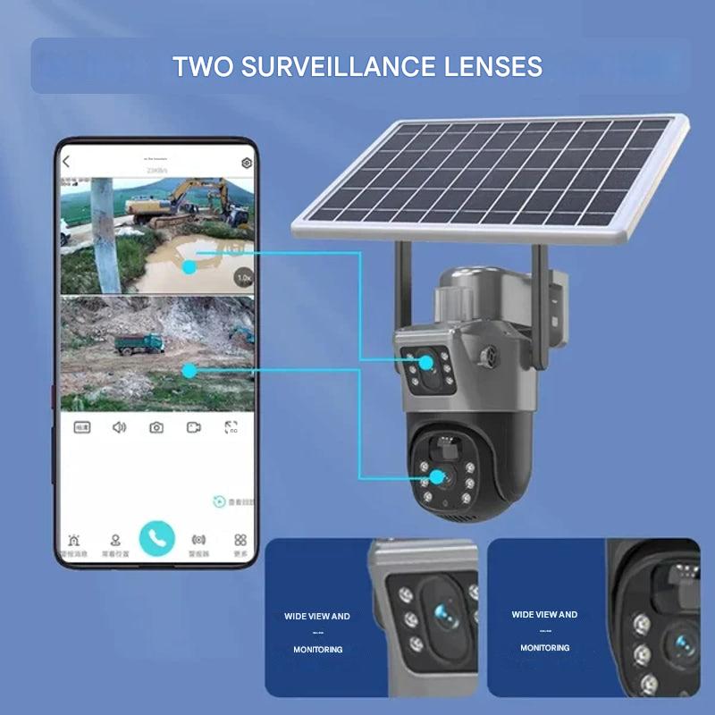 Kabellose 4K Überwachungskamera mit Solarenergie – SecureVision 4K