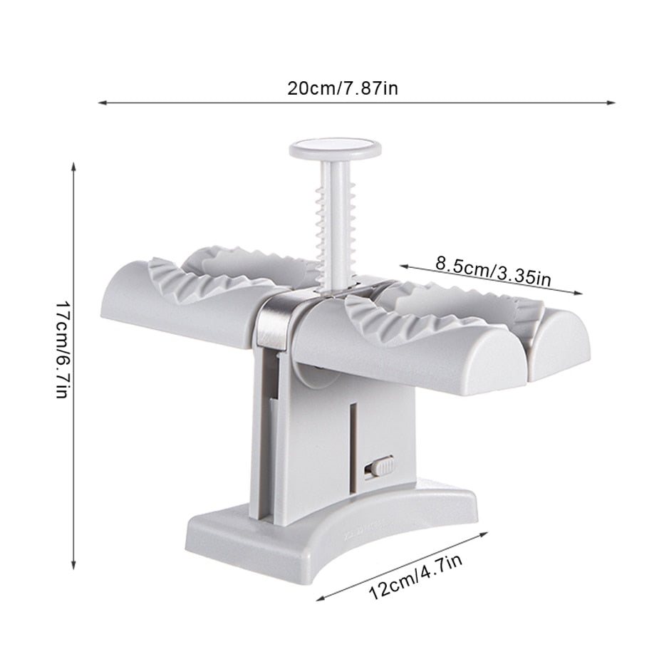 Automatic Dual-Head Dumpling Maker – Hand Press Machine