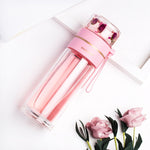 Double-Walled Glass Tea Infuser Bottle – Perfect for On the Go