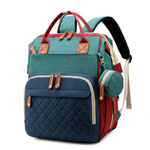 2-in-1 Wickelrucksack für Babys mit integriertem Wickelbett