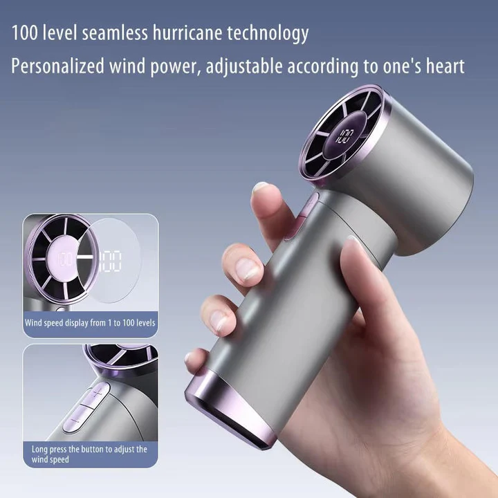 Portable Handheld Fan - Compact, portable design