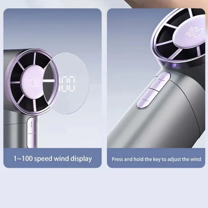 Portable Handheld Fan - Compact, portable design