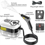 2500W Hochdruck-Dampfreiniger mit Handschuhen