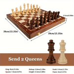 Wooden Chess Set – Classic Design Crafted from Fine Wood