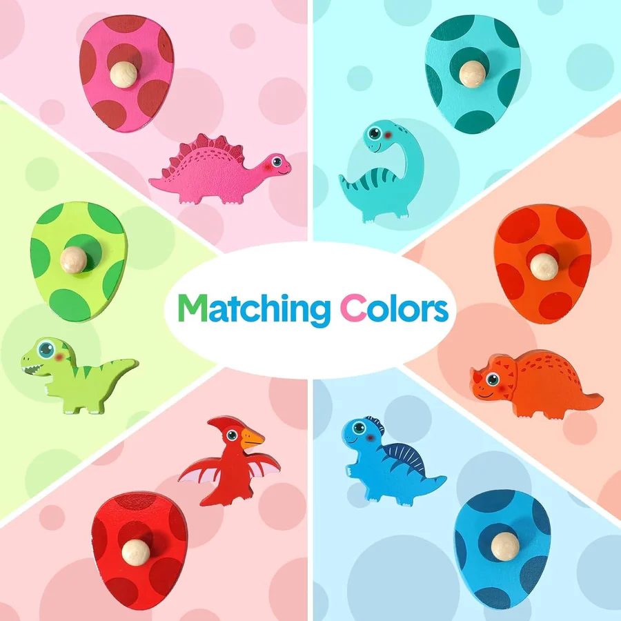 Colorful Dino Puzzles for Little Explorers