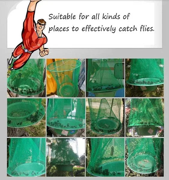 Reusable Fly Trap for Stables and Gardens