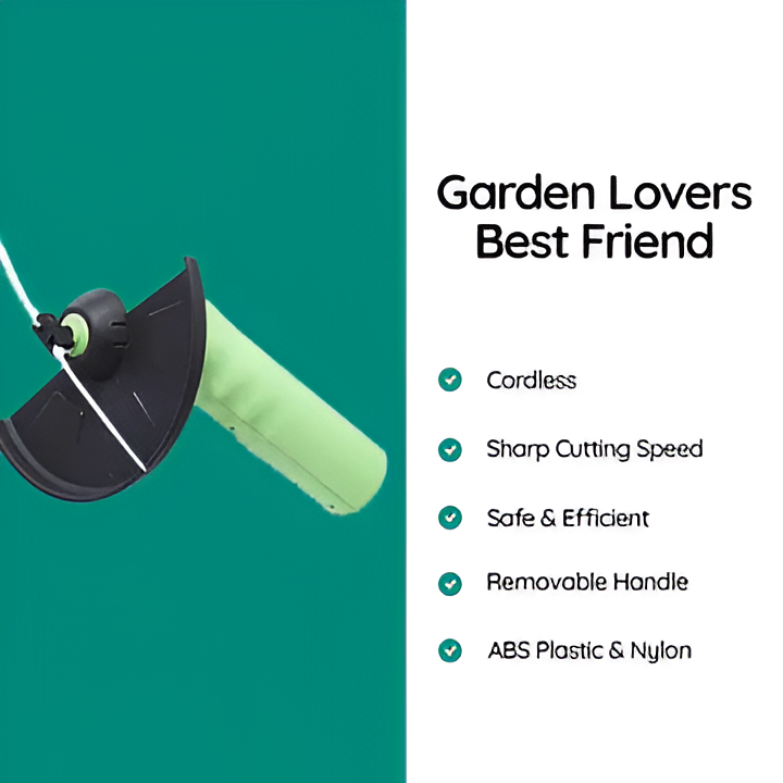 Cordless lawnmower with compact cutting technology