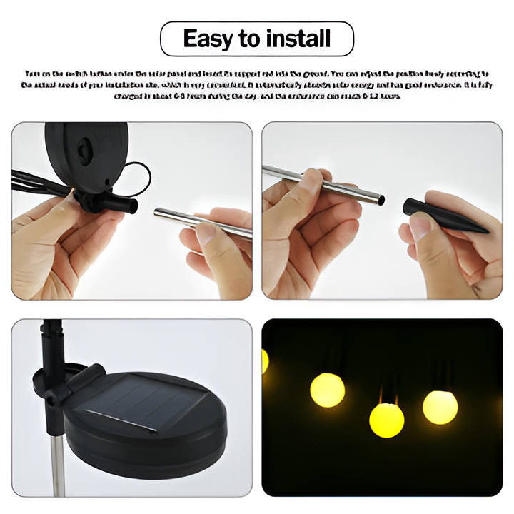 Magische Solar-Lichter für Ihren Garten