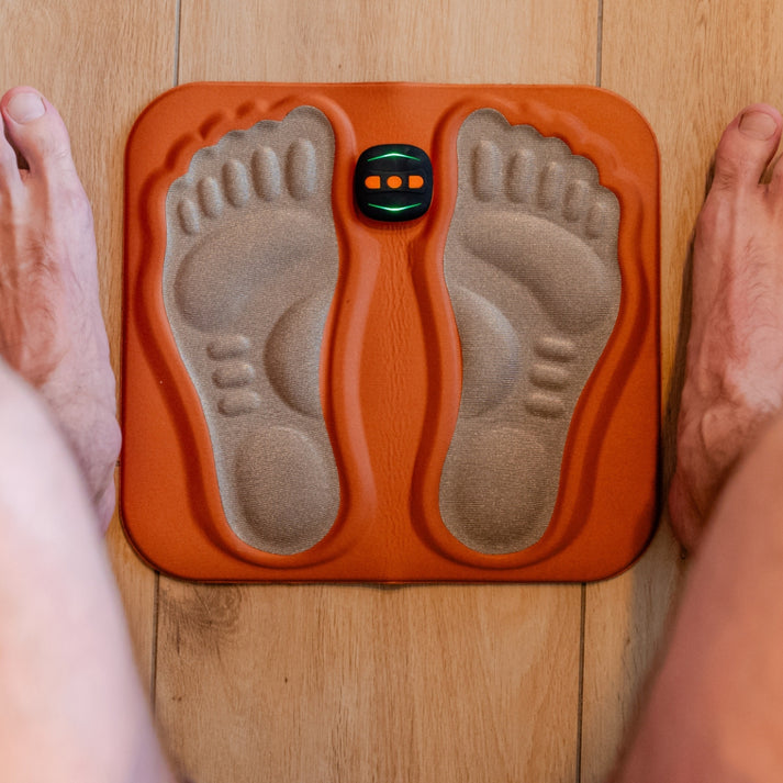 Electrical foot stimulator for the relief of nerve complaints