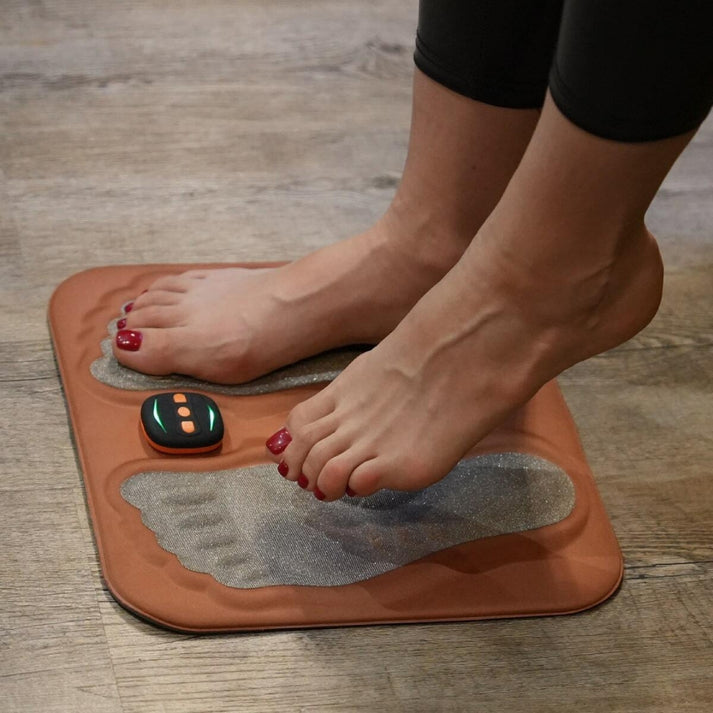 Electrical foot stimulator for the relief of nerve complaints