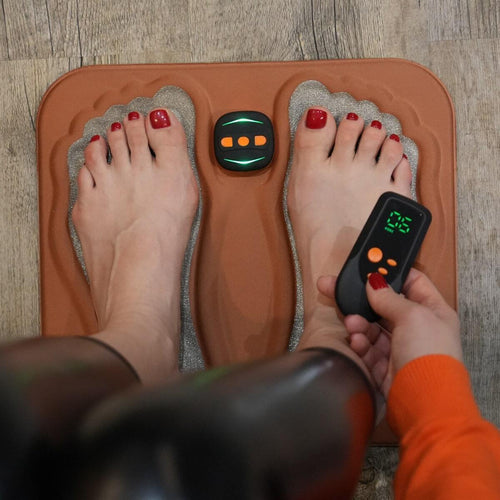 Electrical foot stimulator for the relief of nerve complaints