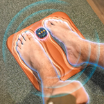 Electrical foot stimulator for the relief of nerve complaints